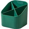 HAN Portaoggetti da scrivania HAN KARMA - 4 scomparti, 80-100% di materiale riciclato, verde eco, 17248-05