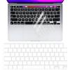 PEVRUAY Ultrasottile TPU Copritastiera per MacBook,Cover Copri tastiera 2024 Macbook Pro14【A3112】