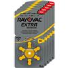 RAYOVAC - Batterie per apparecchi acustici, 5 x 1,45 V 105 mAh, confezione risparmio da 6