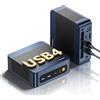 BOSGAME P3 Mix Gaming Mini PC, AMD Ryzen 7640HS (BIS 5,0 GHz), 32GB DDR5 RAM, 1TB PCIe4.0 SSD Small PC, USB4/DP/HDMI, 8K Triple-Display, Dual LAN, Wi-FI 6E, Bluetooth 5.2, Mini Computer
