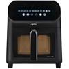 JATA JEFR1230 - Friggitrice ad aria, friggitrice senza olio 6.2 l, 1700 W, fino a 200 °C. Pannello touch LED. 12 Programmi di cottura. Con finestra di visualizzazione. Dimensioni: 26,5 x 32,5 x 32,5
