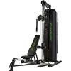 Tunturi Stazione pesi Tunturi HG80, multigym con 14 pesi da 5 kg ciascuno, stazione fitness, blocco pesi 70 kg