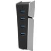 OEM Hub USB per console slim con 4 ventole - Mini espansore USB e adattatore da USB-C a USB 2.0 - dock di espansione portatile da 5 GB.