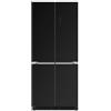 GRF Frigorifero side by side cross door RTC8459WJBG1 finitura vetro nero da 84 cm