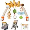 TUMAMA Kids Giocattolo dell'Arco del Passeggino del Bambino, Mobile Portatile del Bambino per la Culla, seggiolino Auto Culla Accessori Viaggio attività Arco per i Bambini Neonati 0-12 Mesi