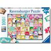 Ravensburger - Puzzles XXL Squishmallows | Puzzle Bambini 6 Anni In Su | Puzzle Ravensburger 100 Pezzi | Giochi Per Bambini 36 X 49 Cm | Regalo Bambino 6 Anni O Più