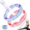 Yoreva 3PCS Yoga Stretching Band,Fascia Elastica Fitness,Cinghia di Yoga con 10 Fisso Loop,Fasce Elastiche Fitness per Yoga Pilates Fitnesse Stretching,per Pilates,Fitness,Stretching,Allenamento,Danza