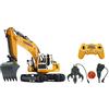 Jamara Liebherr R936 405112 - Set di distruzione per scavatore 2,4 G, con Benna di smistamento, Martello demolitore e Palla, Rotazione della torretta a 660 Gradi, Scala 1:20