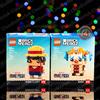 LEGO ⭐ LEGO 40799 + 40800 BrickHeadz One Piece Monkey Luffy + Buggy the Clown Netflix