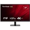 Viewsonic VA VA2708-4K-HD Monitor PC 68,6 cm (27") 3840 x 2160 Pixel 4K Ultra HD LED Nero