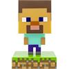 Paladone PP6594MCF Products Mini Lampada da Notte 3D, in Plastica, Icon Minecraft Steve