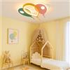 zenlavia Plafoniera LED Bambini Palloncino - Lampada da Soffitto Dimmerabile con Telecomando, 2800lm, 28W, 3000-6500K, Luce Notturna, Timer, Memoria