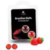 Secret Play 2 palline brasiliane alla fragola 24 g