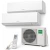 General Fujitsu climatizzatori dual split 4 kW KJ Wi-Fi per 2 ambienti
