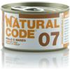 Natural Code Adult Cat Cibo Umido per Gatti - 07-Pollo e Manzo - 24x85 gr