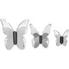 Box Farfalla Argento Vesta Home - Set Large, Medium, Small Decorativo