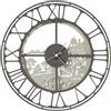Orologio Scorcio Italico Avorio-Fango Ø60 cm - Arti e Mestieri