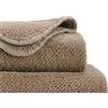 HABIDECOR ASCIUGAMANO LAVETTE TWILL 30x30 cm, COTONE EGIZIANO TORTORA