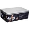 5 five simply smart 5five - Scatola per zollette di Zucchero in Metallo Black Edition Nero