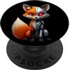 I Migliori Motivi Di Animali Di Tutti I Volpe Robot Tech Cyborg Ai Volpes Robotic Fox Distopico PopSockets PopGrip Adesivo