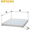 WIX FILTERS Filtro, Aria abitacolo WIX FILTERS WP9360