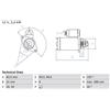 BOSCH Motorino d'avviamento BOSCH 0 986 011 150