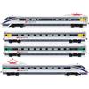 HORNBY HR2964 FFS SET BASE DI 4 UNITA' TRENO AD ALTA VELOCITA' AD ASSETTO VARIABILE ETR 470, LIVREA ARGENTO CON SRISCE BLU