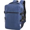 Zaino cabin size 600D RPET melange con tasca porta PC 20L personalizzate o neutre