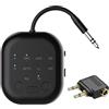 eppfun 3040C MAX Trasmettitore Ricevitore Bluetooth 5.3 per TV to 2 Cuffie, APTX-Adaptive Audio Adattatore Bluetooth jack 3.5mm per Aereo/PC/Impianto Stereo