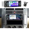 Fuluku 1 Din Autoradio con Wireless Carplay Android Auto, 5.1 Pollici HD Touch Screen Radio con Bluetooth/USB/FM/AM/RDS/EQ/Mirror Link/Telecamera di Retromarcia/SWC/MIC