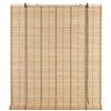 Verdelook Tapparella Africa in Bamboo con Carrucola 100x160 Marrone Chiaro Naturale