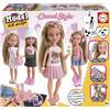 Educa - My Model Doll Design Casual | Kit di Design Moda per Bambola Articolata | CREA il tuo proprio abbigliamento e acconciature | Artigianato per bambini a partire da 6 anni (20652)