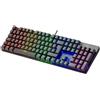 Mars Gaming MK422, tastiera a grandezza intera (100%), con cavo, USB, switch meccanici, LED RGB, nero
