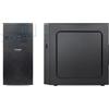 TooQ TQC-4701U3C-B, Mini Tower, PC, Nero, Micro ATX, Mini-ITX, Acciaio, 14 cm
