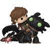 Funko Dragon Taming Made Easy POP! cavalcature deluxe in vinile Hiccup con/Toothless 9 cm