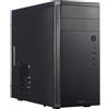 FRACTAL Case Fractal Core 1100 - Mini-Tower mATX, pannello frontale in alluminio spazzolato, flusso d'aria ottimizzato, colore Nero