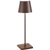 ZAFFERANO Poldina Lampada Pro da Tavolo Corten