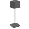 ZAFFERANO Ofelia Pro Lampada da Tavolo Grigio Scuro