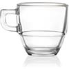 RCR Cristalleria Italiana 12 cl - Caffè Moka Tazzina Caffè In Vetro - Set 6 Pz