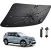 BIBIBO Compatibile con Citroen C3 Aircross 2024 2025 Parasole Coperture Parabrezza Parasole Anteriore Parabrezza CC24 Auto Parasole C3 Aircross 2025 Accessori