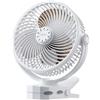 VEVOR Ventilatore Portatile a Clip, Ventilatore da Tavolo con Clip, Ricaricabile con Porta USB, 3 Velocità e Modalità di Circolazione, Flusso d'Aria Potente, Morsetto Robusto, per Scrivania Campeggio