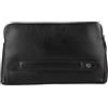 Mxzzand Portafoglio Uomo Portafoglio Uomo in Pelle con Cerniera Portafoglio Intelligente per Impronte Digitali Pochette Uomo in Pelle Business Nera