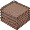 QHAIYYBF 80% Rete Telo Ombra,3x7m Panno Ombreggiante Resistente Ai Raggi UV Vela Ombreggiante, Tenda da Sole Privacy con Occhielli Prova di Sole,per Auto/Cane/Serra/Giardino/Pergola