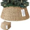 Copri base Oro Clyde per Albero di Natale sottoalbero in acciaio - 60 cm