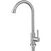 Colrid Rubinetti per Lavelli da Cucina,Rubinetto in Acciaio Inox, 360 ° Rubinetto Lavabo, Miscelatore Cucina in Acciaio Inox, Verticale, per Lavelli da Cucina, Giardino (Monofreddo)