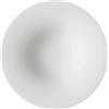 Alessi TI05/77 KU Sottotazza da caffè, Porcellana, Bianco, Set da 4