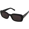 Saint Laurent SL M130 001 | Occhiali da Sole Graduati o Non Graduati | Prova Online | Plastica | Ovali / Ellittici | Nero | Adrialenti