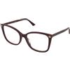 Gucci GG0026O 012 | Occhiali da Vista Graduati | Prova Online | Plastica | Quadrati | Bordeaux | Adrialenti