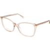 Gucci GG0026O 013 | Occhiali da Vista Graduati | Prova Online | Plastica | Quadrati | Rosa, Trasparente | Adrialenti