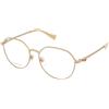 Gucci GG1145O 003 | Occhiali da Vista Graduati | Prova Online | Metallo | Tondi | Oro | Adrialenti